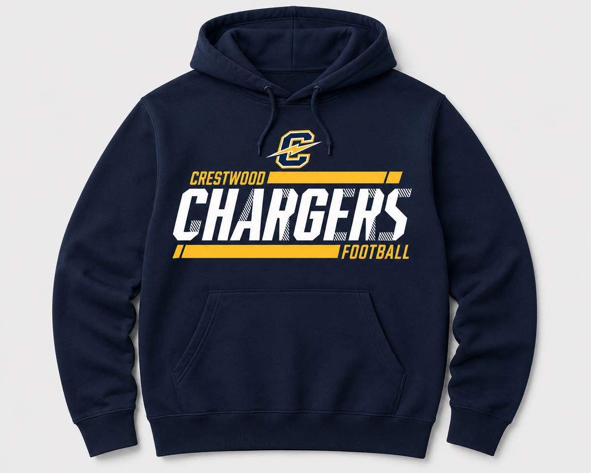 Crestwood Football Modern design Hoodie