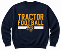 Navy blue tractor Crew neck