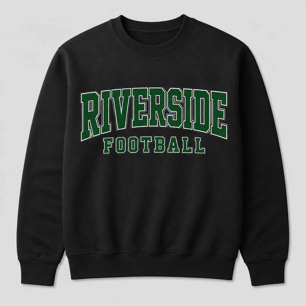 Riverside Collegiate Style Crew Neck Sweater