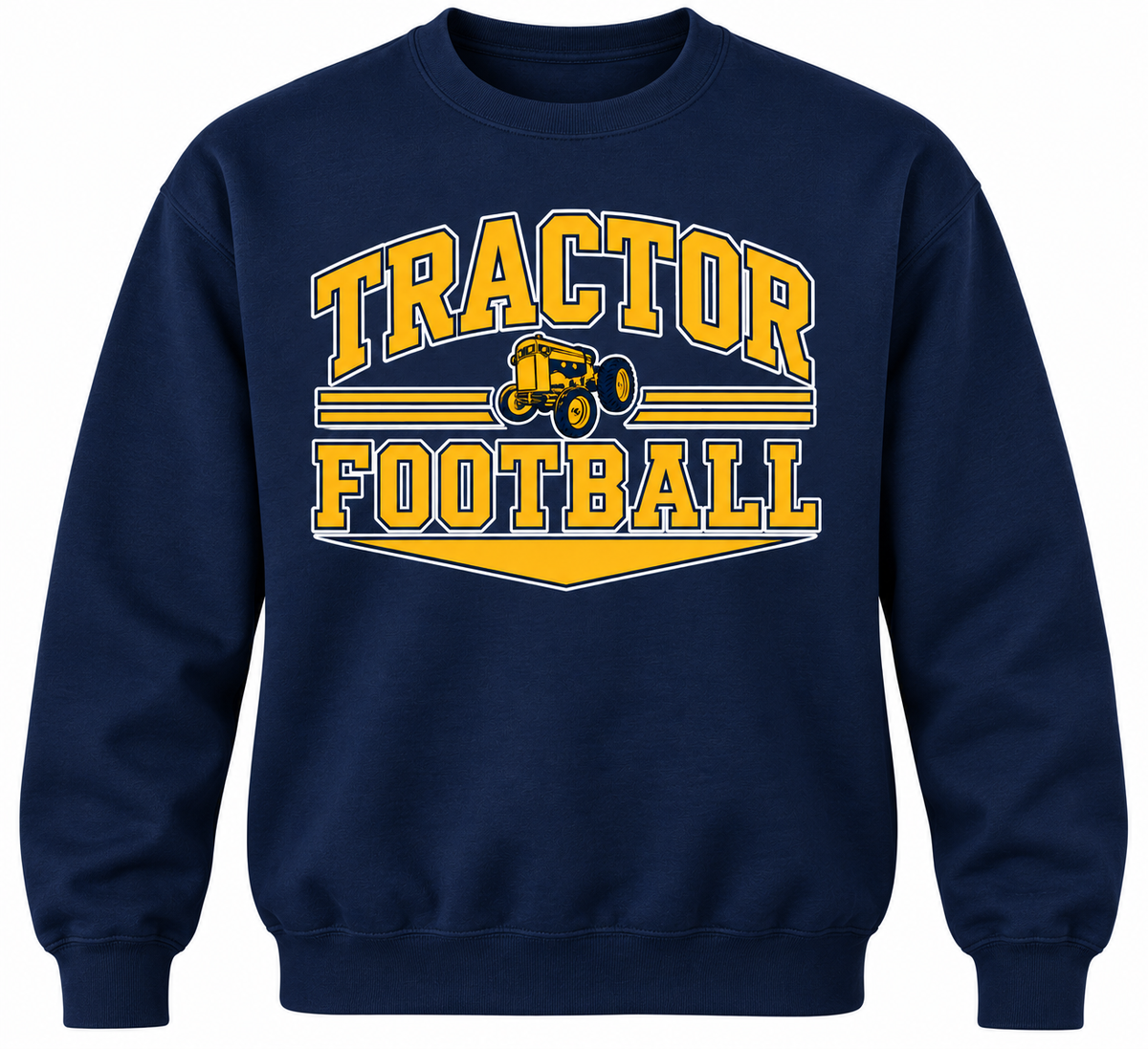 Tractor Collegiate Style Crew Neck Sweater